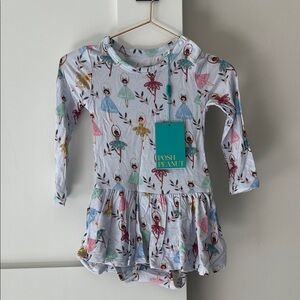 Posh Peanut Ballerina Twirl Bodysuit Dress